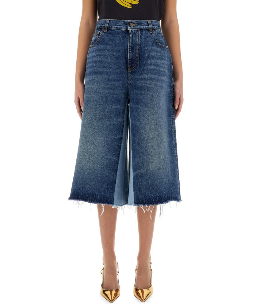 CHLOE Синие хлопковые шорты, фото 2