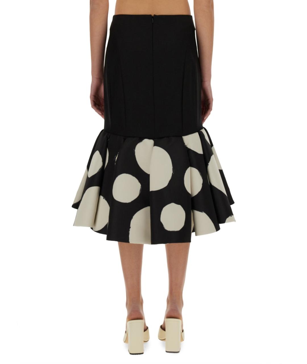 NINA RICCI Черная синтетическая юбка мини, фото 3