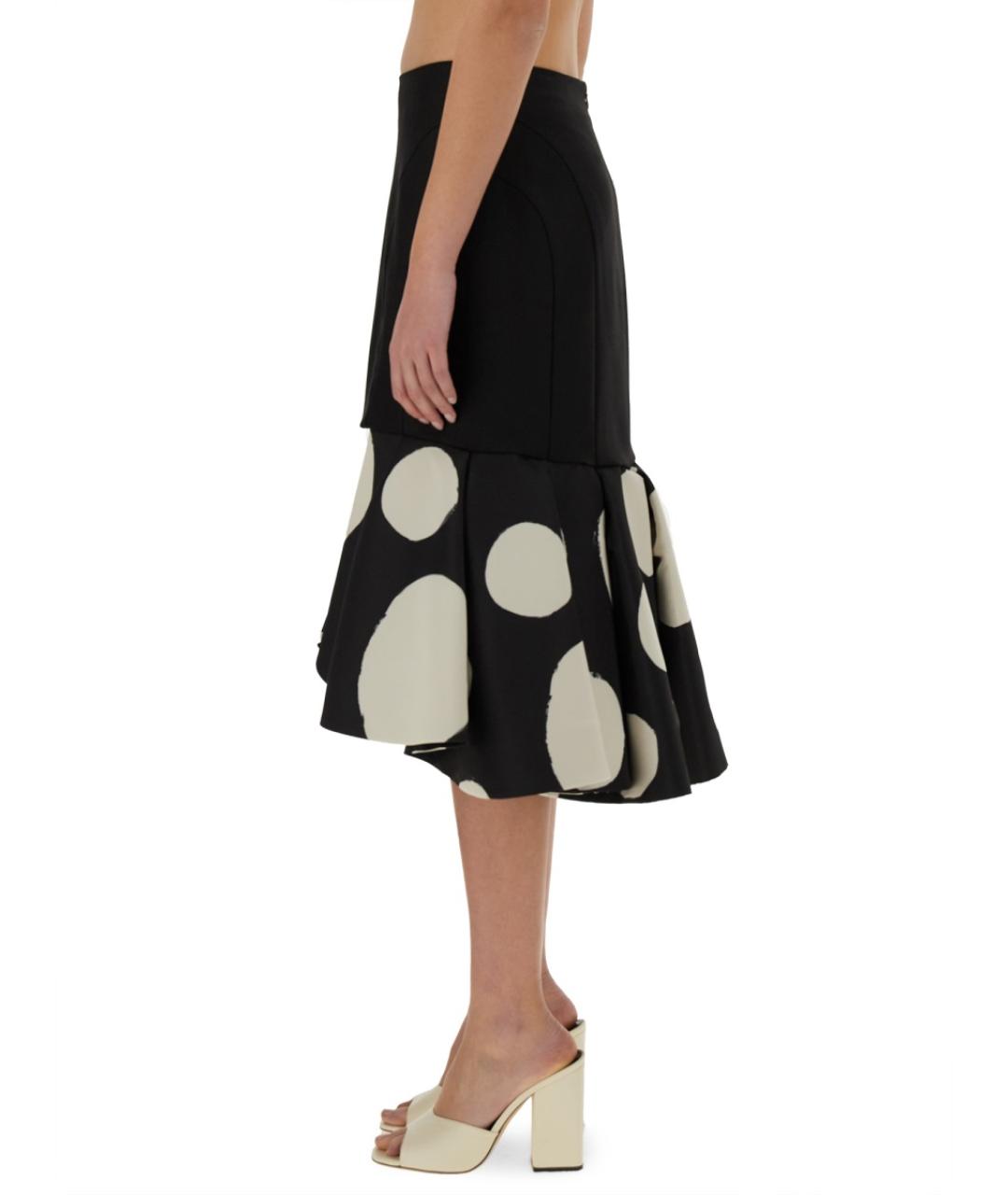 NINA RICCI Черная синтетическая юбка мини, фото 4