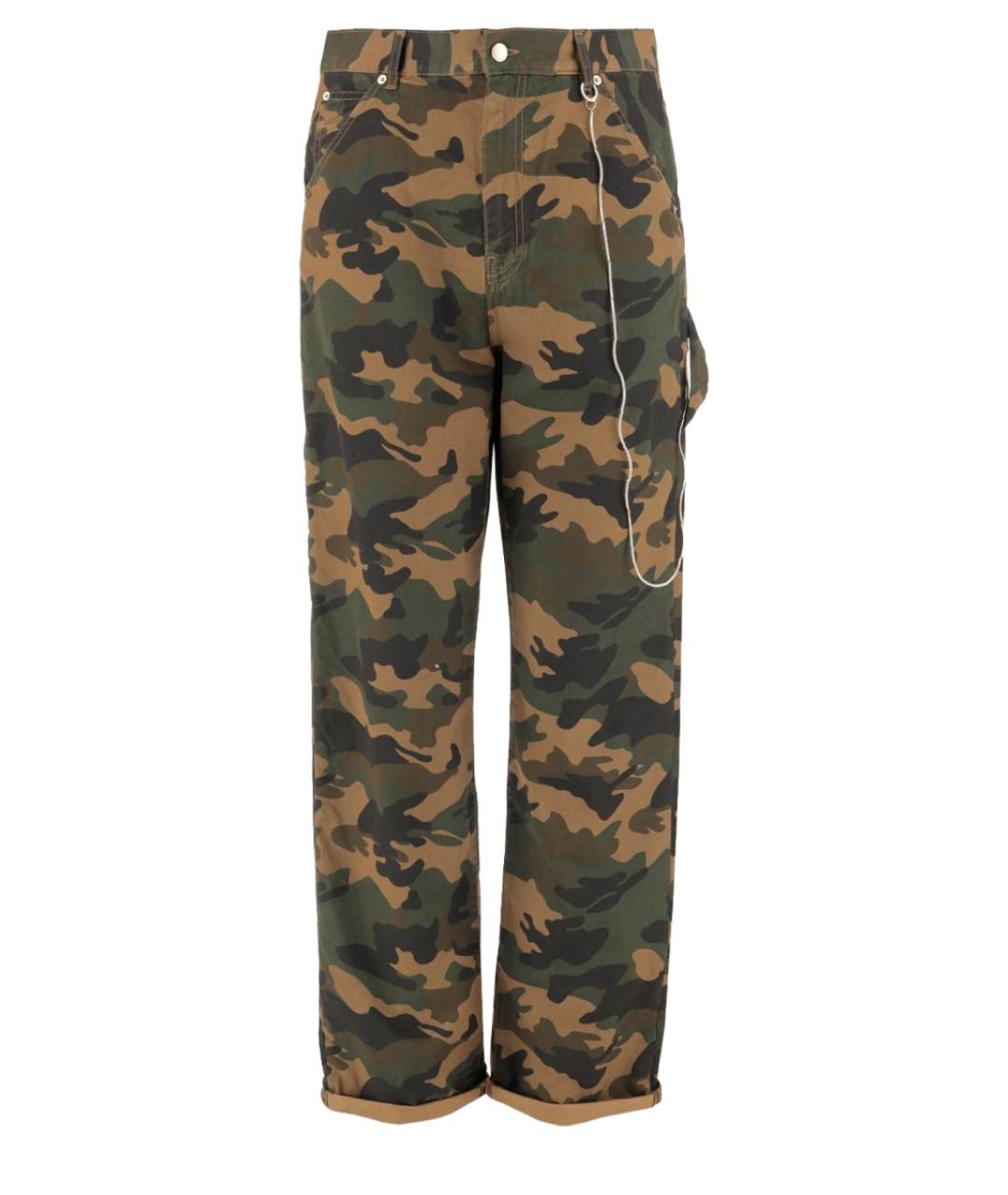 DARKPARK Хаки хлопковые прямые джинсы, фото 1