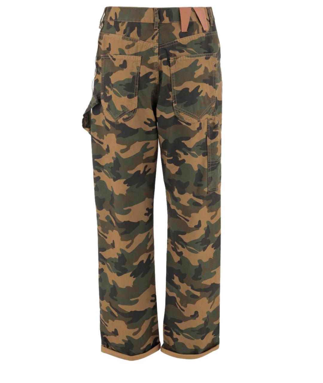 DARKPARK Хаки хлопковые прямые джинсы, фото 2