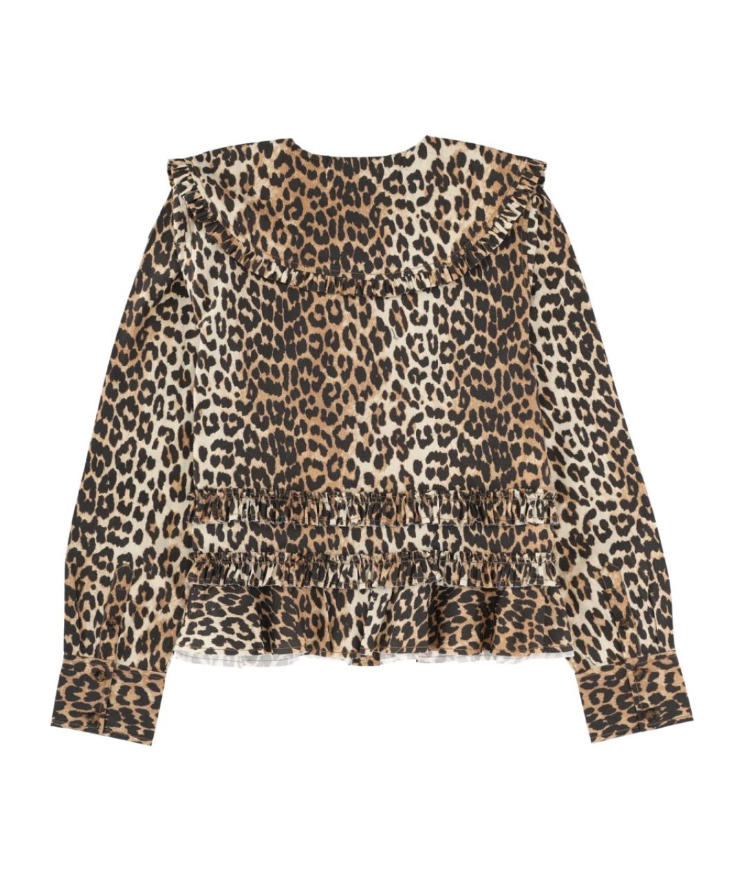 GANNI Мульти хлопковая рубашка, фото 2