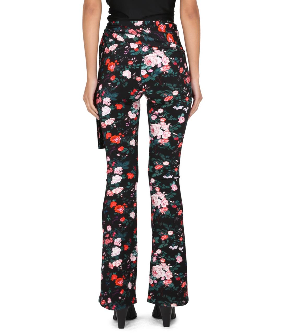 PACO RABANNE Черные вискозные брюки узкие, фото 4