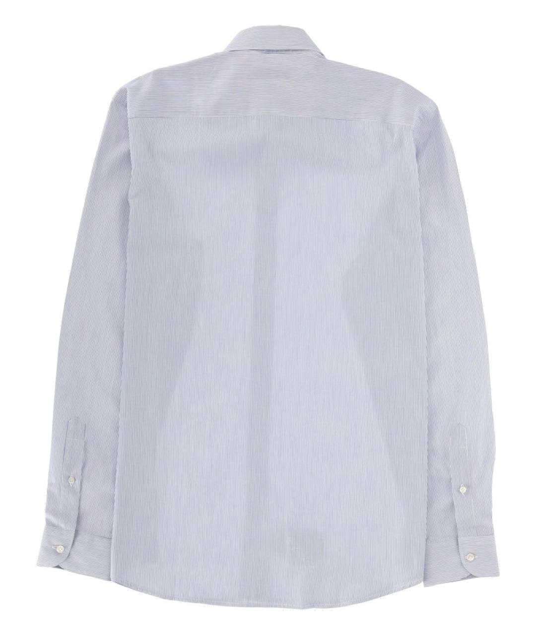 FAY Голубая хлопковая кэжуал рубашка, фото 2