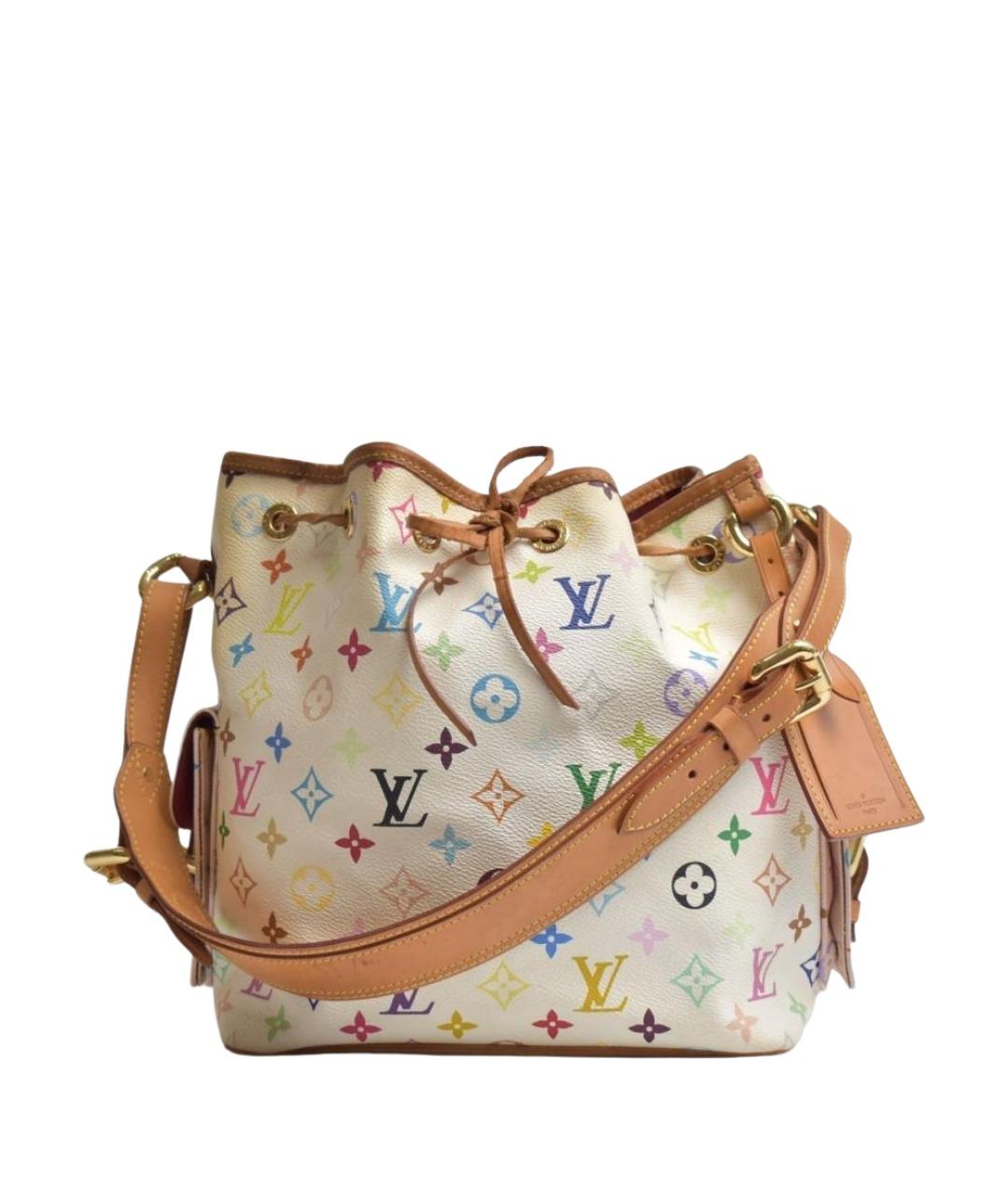 LOUIS VUITTON Белая кожаная сумка через плечо, фото 1