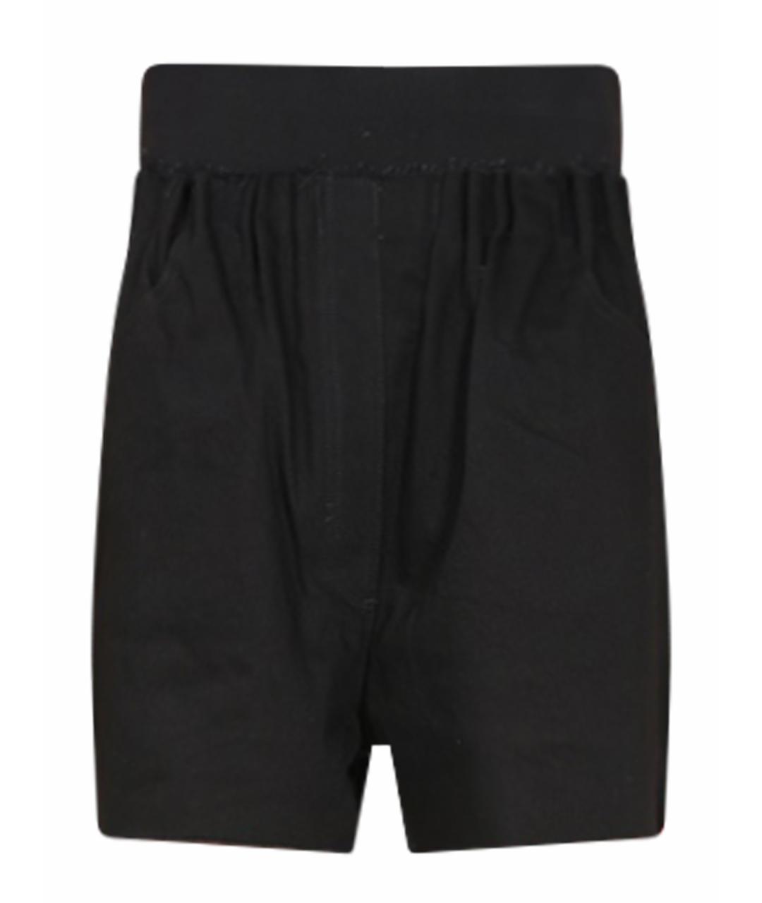 RAF SIMONS Черные хлопковые шорты, фото 1