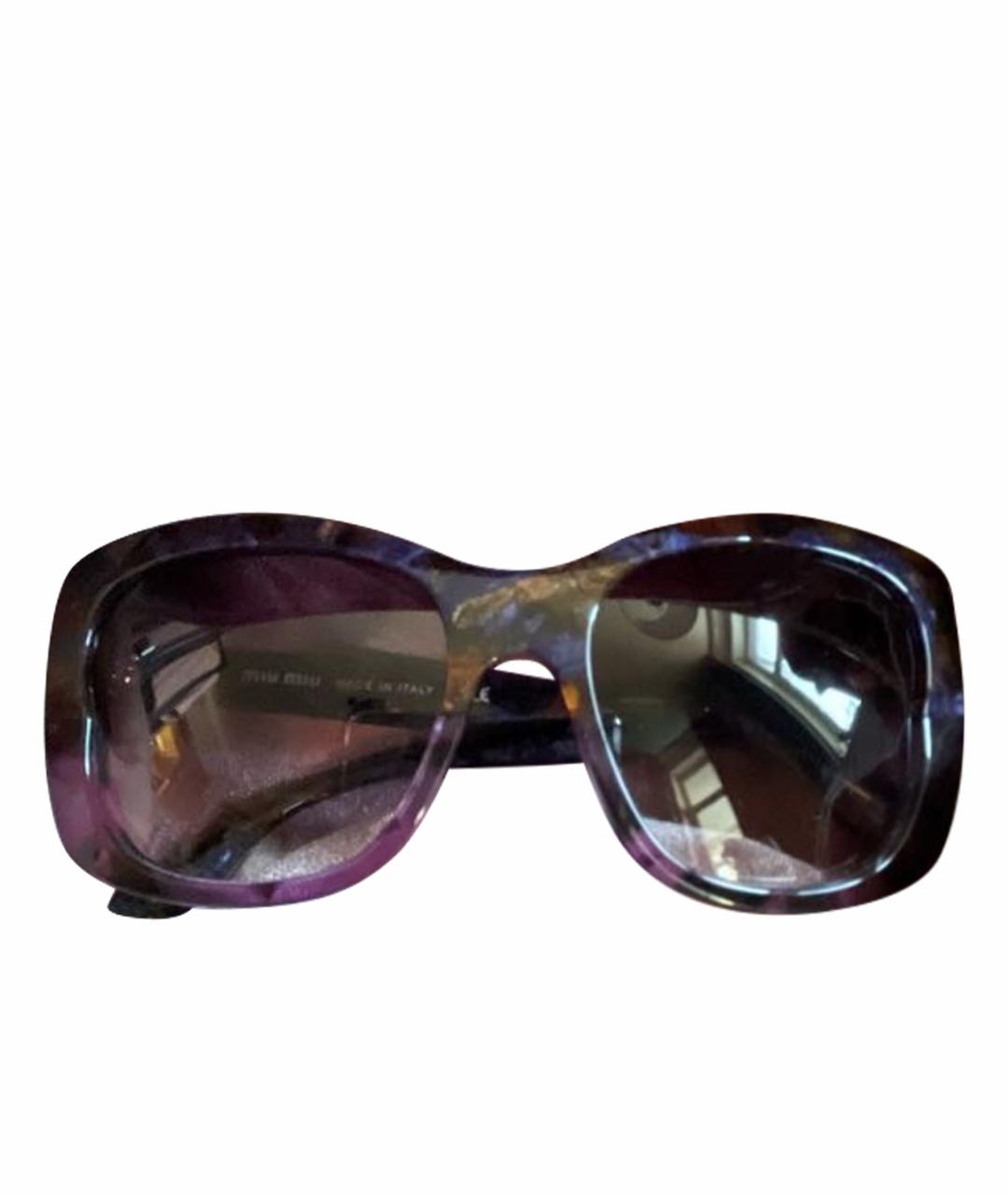 MIU MIU Мульти пластиковые солнцезащитные очки, фото 5