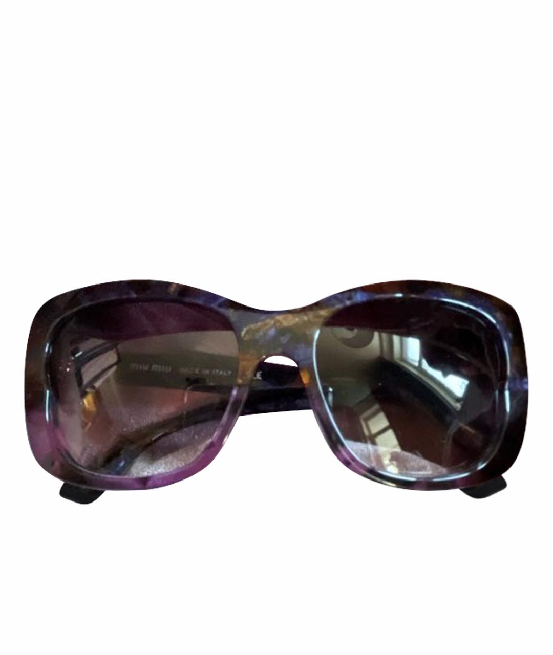MIU MIU Мульти пластиковые солнцезащитные очки, фото 1