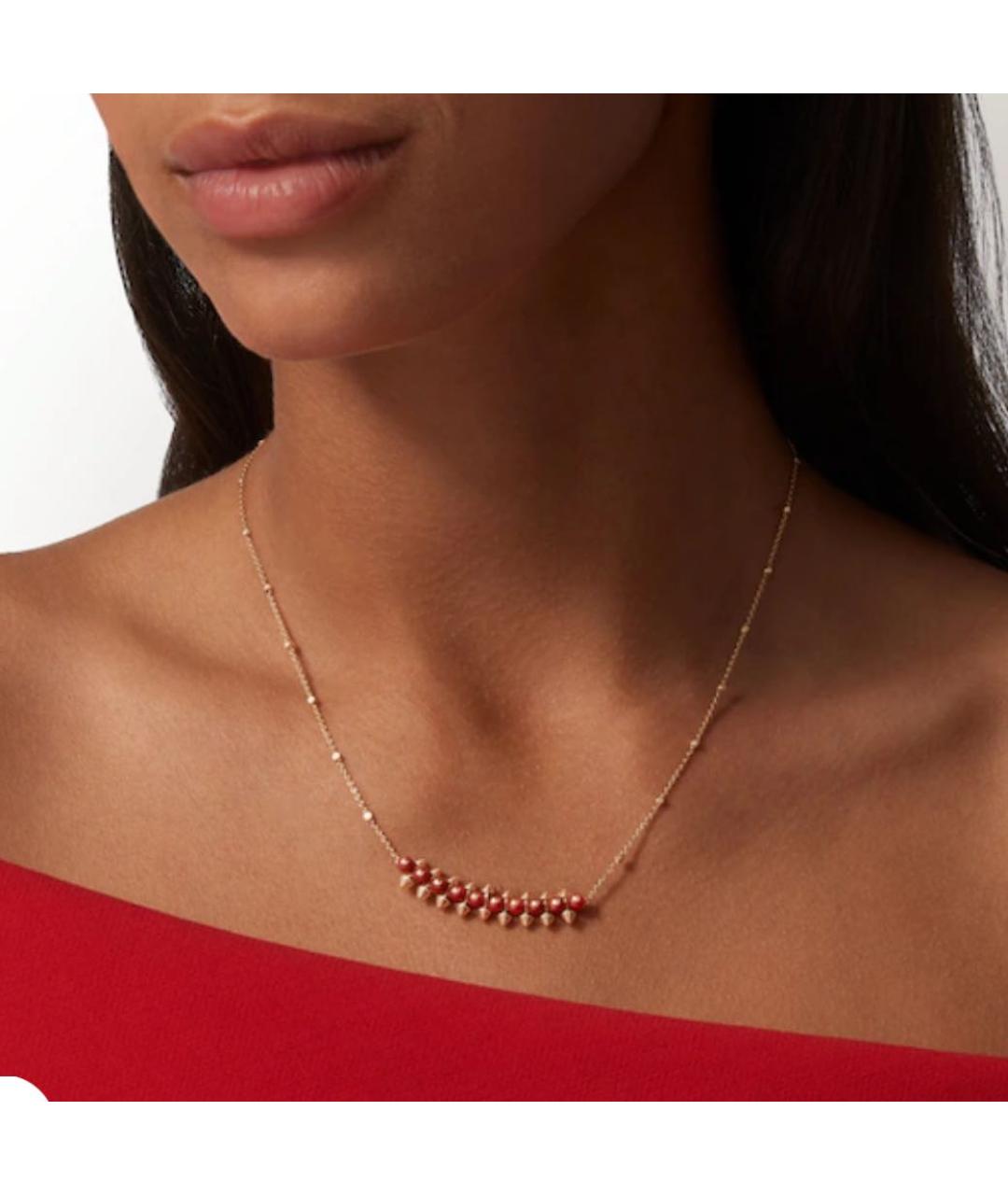 CARTIER Красное колье из розового золота, фото 2