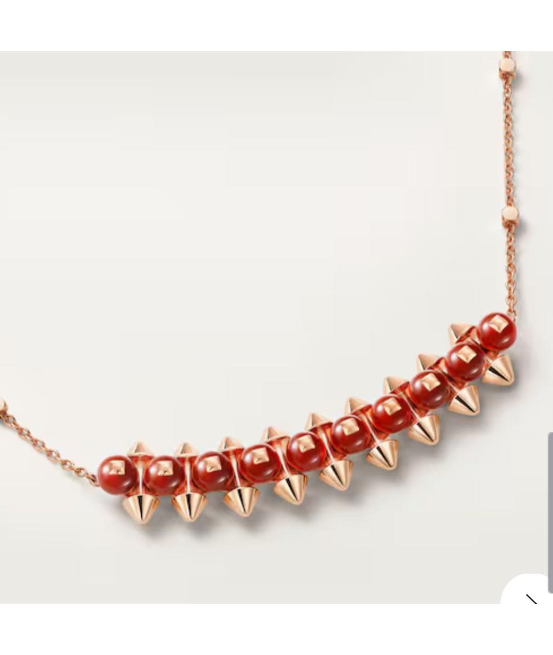 CARTIER Красное колье из розового золота, фото 3