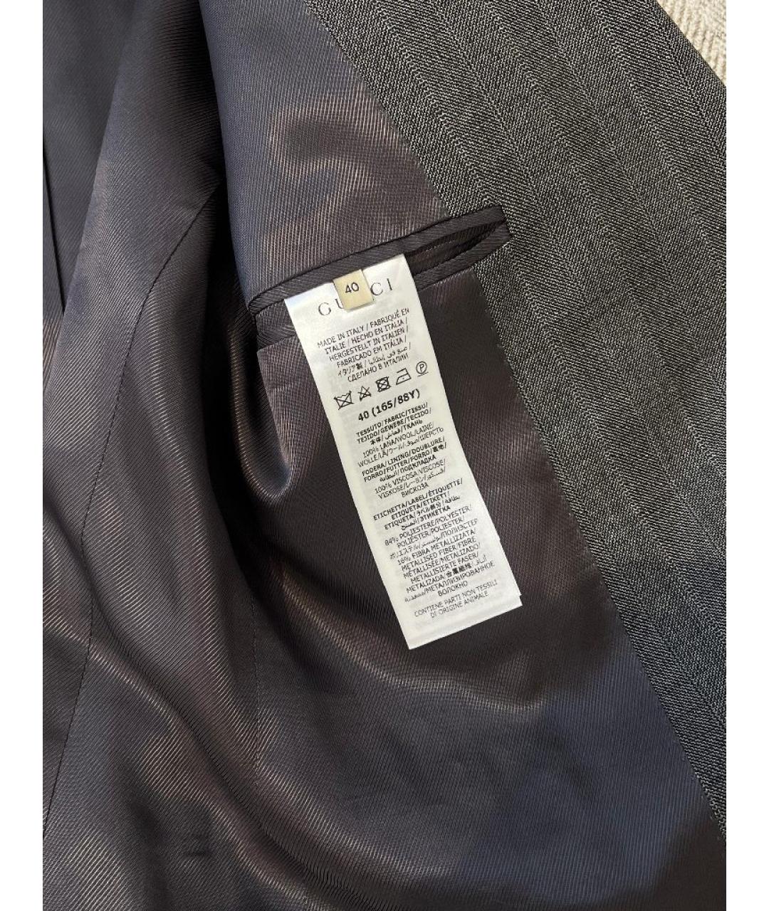 GUCCI Серый вискозный костюм с юбками, фото 5