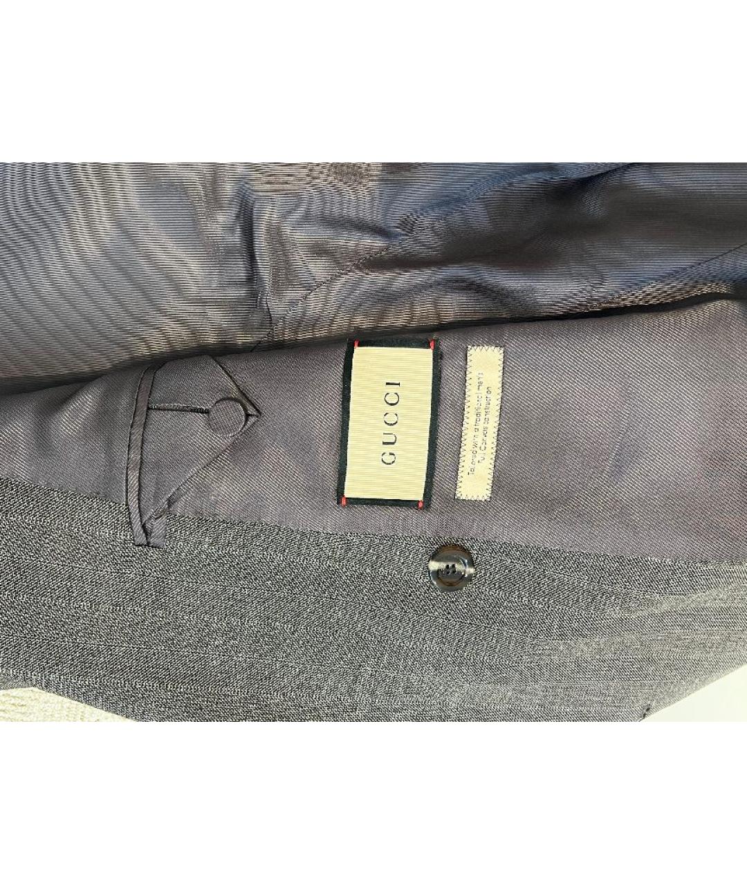 GUCCI Серый вискозный костюм с юбками, фото 3