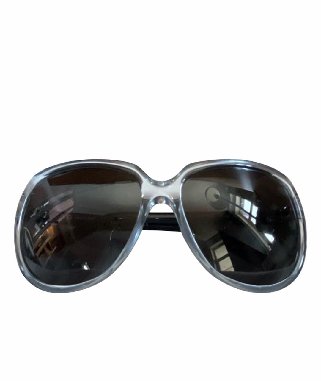 DOLCE&GABBANA Голубые пластиковые солнцезащитные очки, фото 1