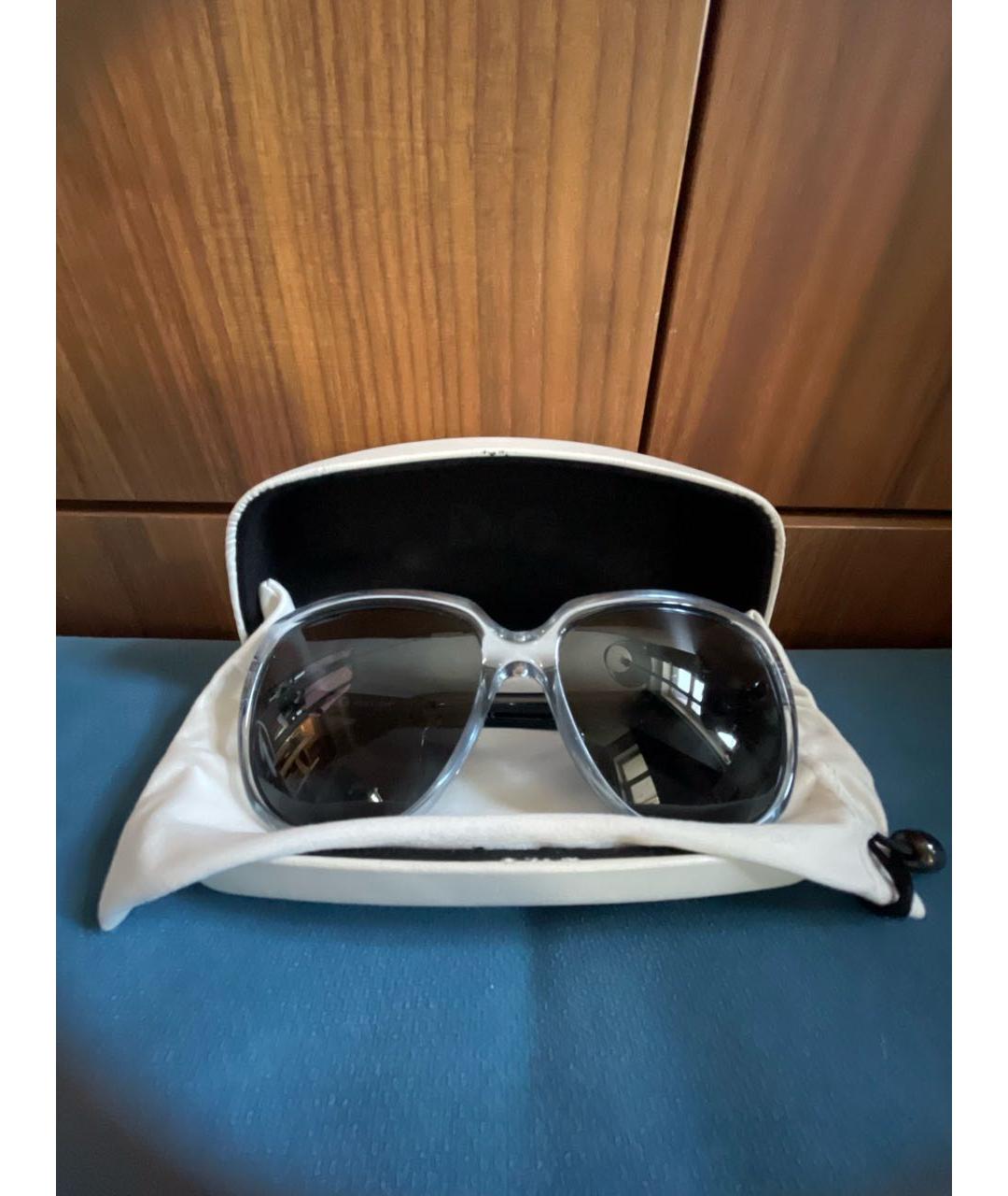 DOLCE&GABBANA Голубые пластиковые солнцезащитные очки, фото 5