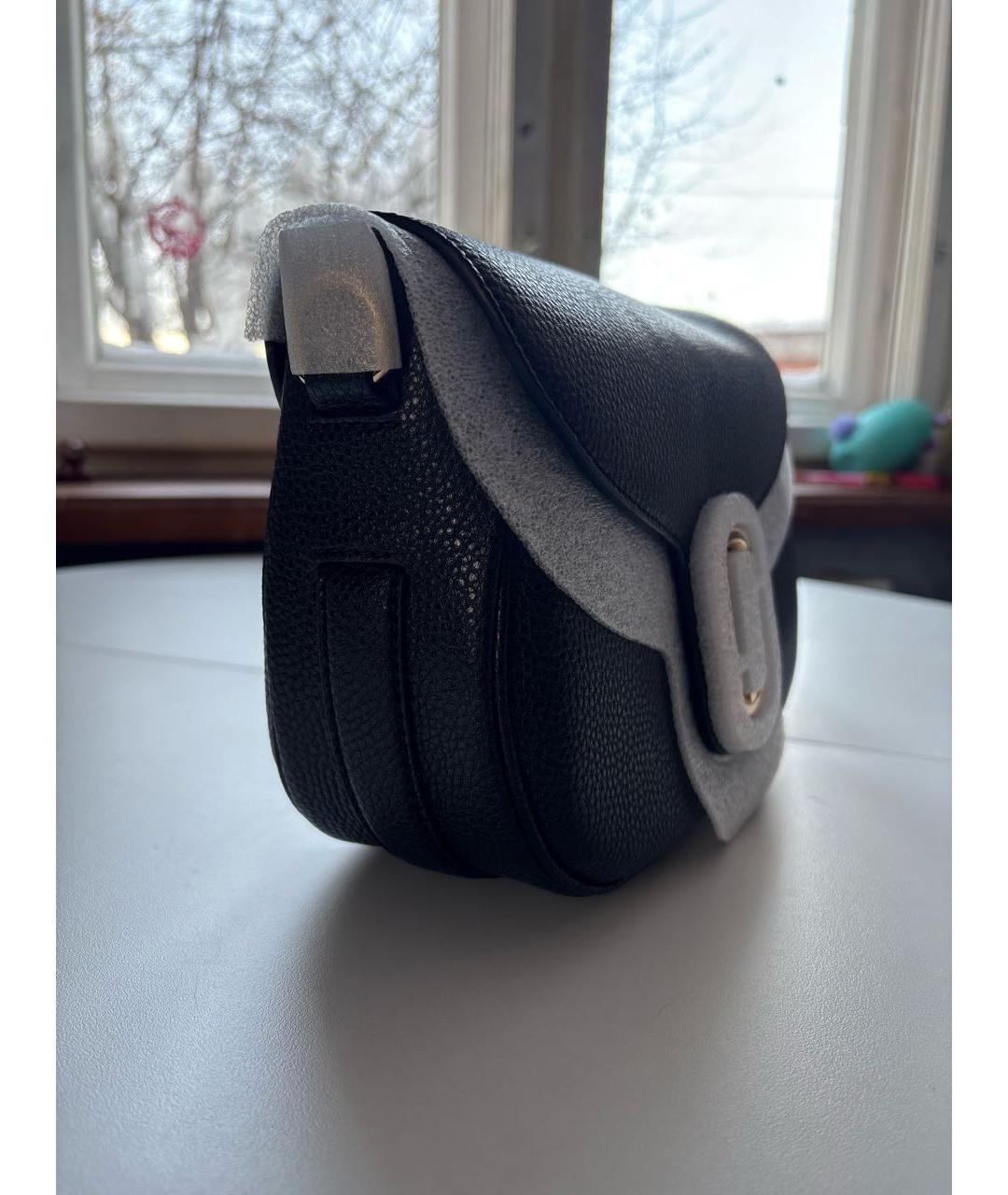 MARC JACOBS Черная кожаная сумка через плечо, фото 2