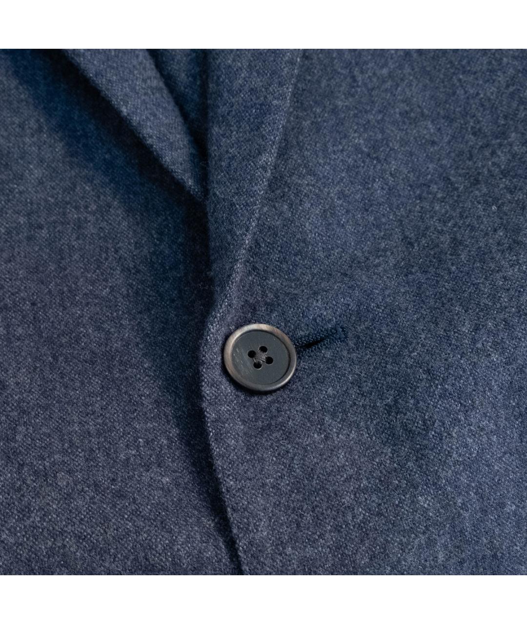 CORNELIANI Темно-синий шерстяной пиджак, фото 4