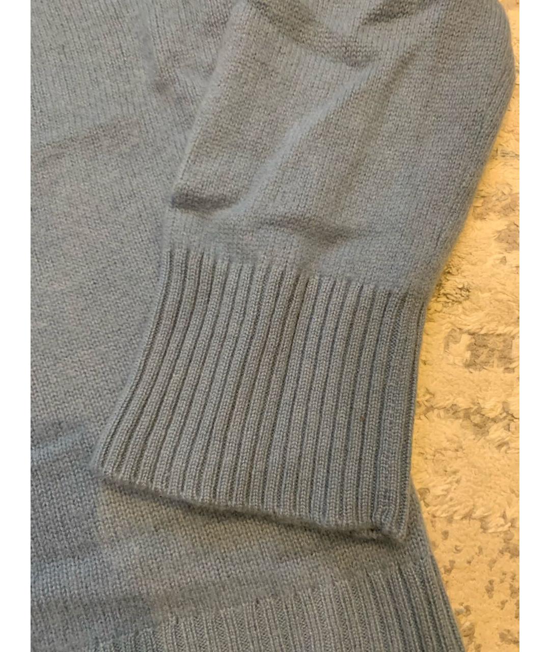 VINCE Голубой кашемировый джемпер / свитер, фото 3