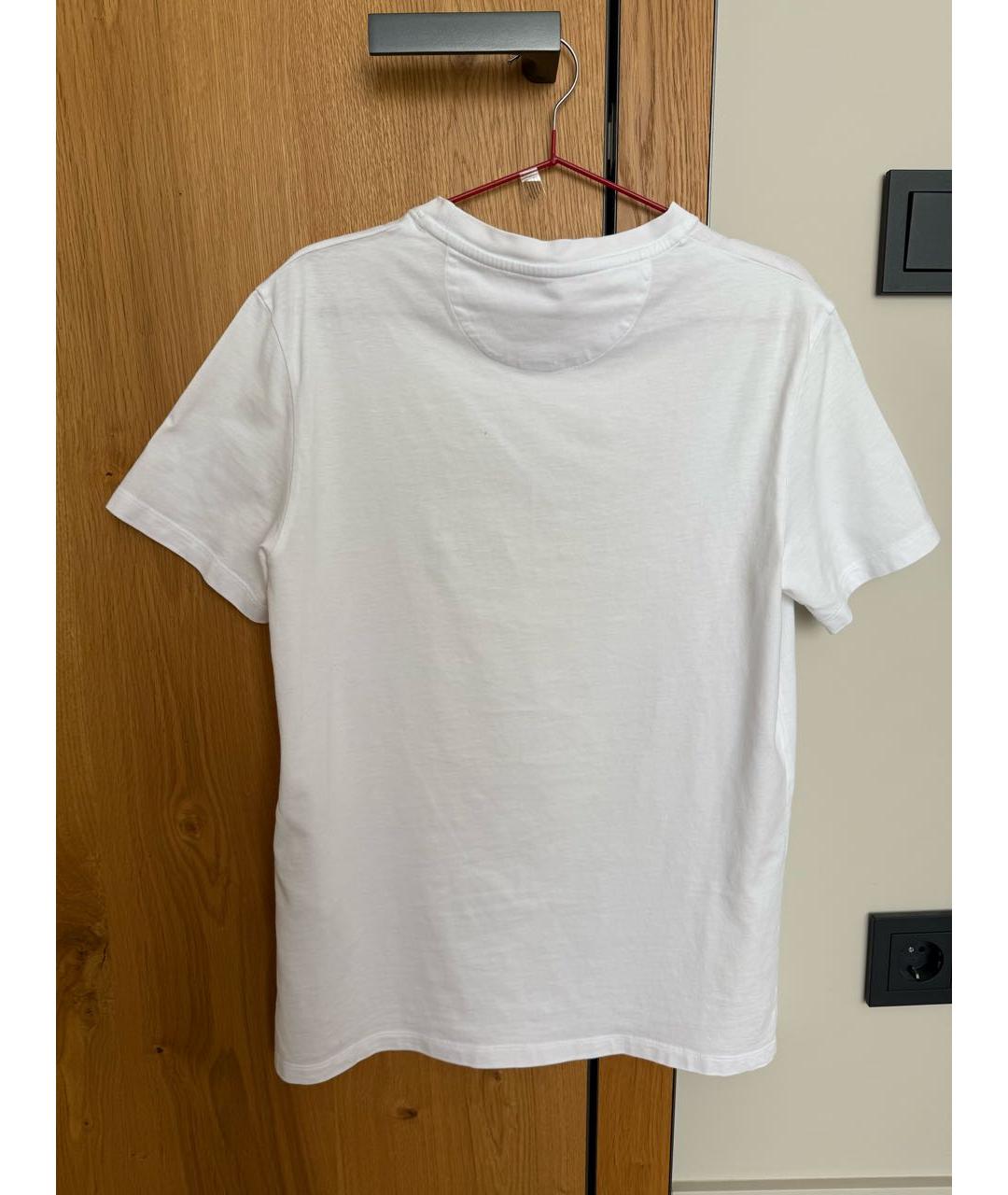 VALENTINO Белая хлопковая футболка, фото 2