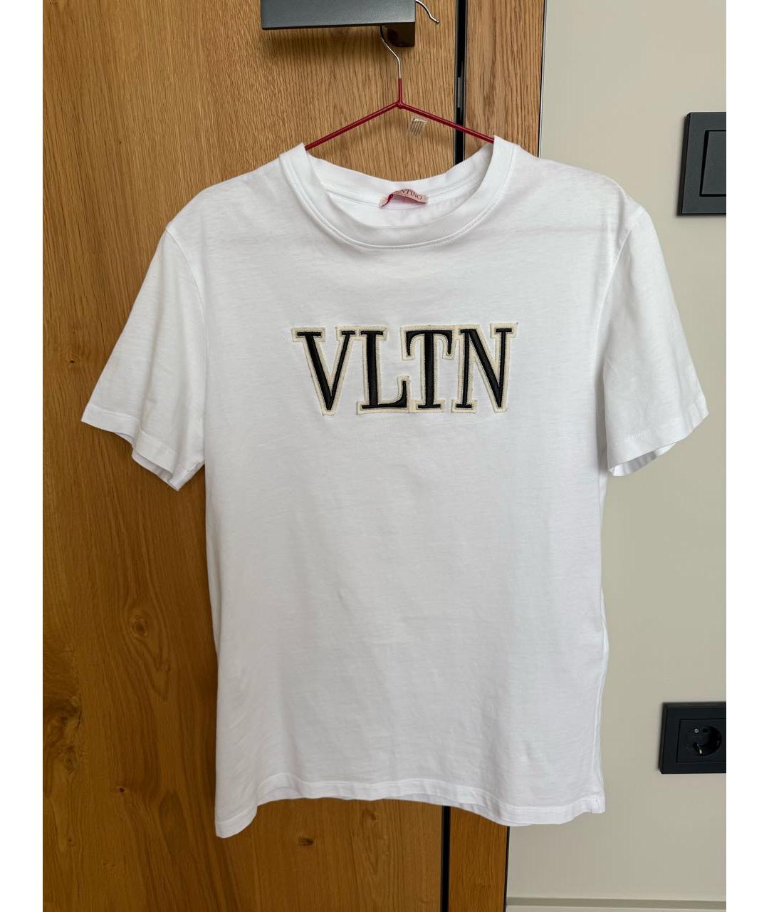 VALENTINO Белая хлопковая футболка, фото 7