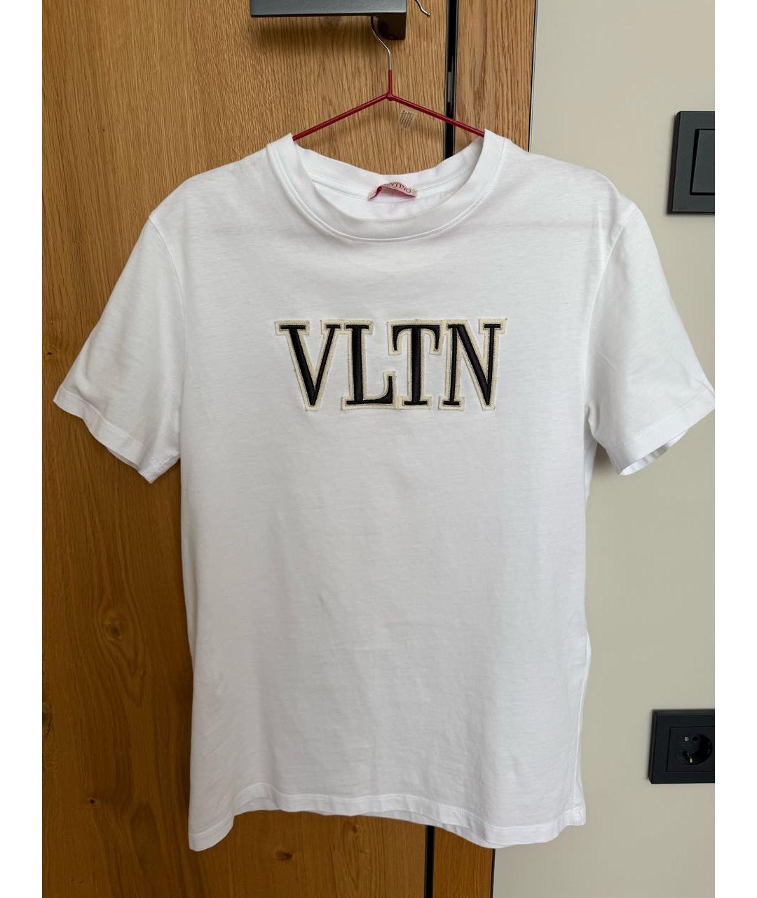 VALENTINO Белая хлопковая футболка, фото 8