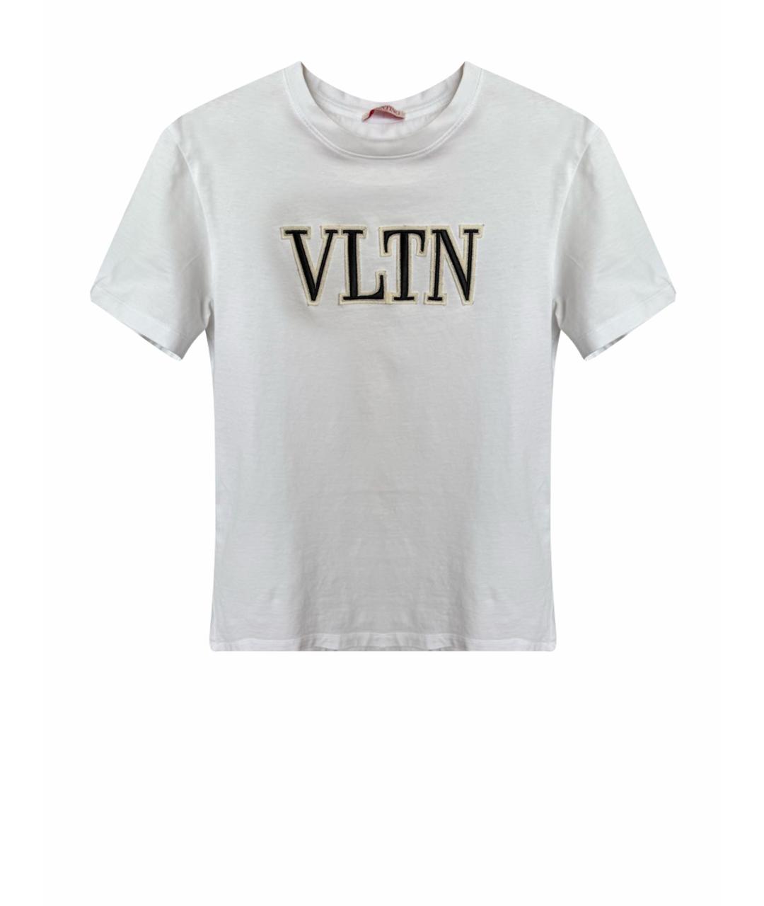 VALENTINO Белая хлопковая футболка, фото 1