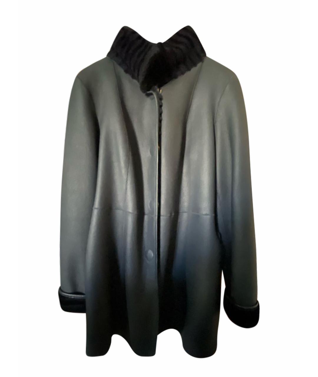 ESCADA Синяя дубленка, фото 1