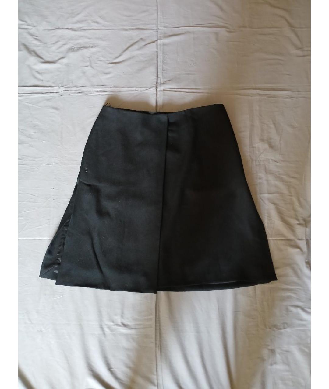 JIL SANDER Черный шерстяной костюм с юбками, фото 2