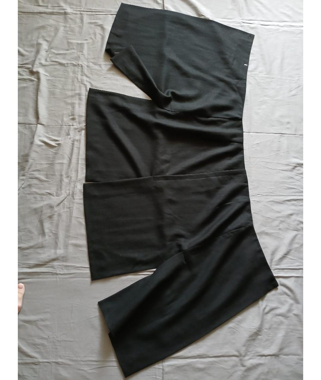 JIL SANDER Черный шерстяной костюм с юбками, фото 6