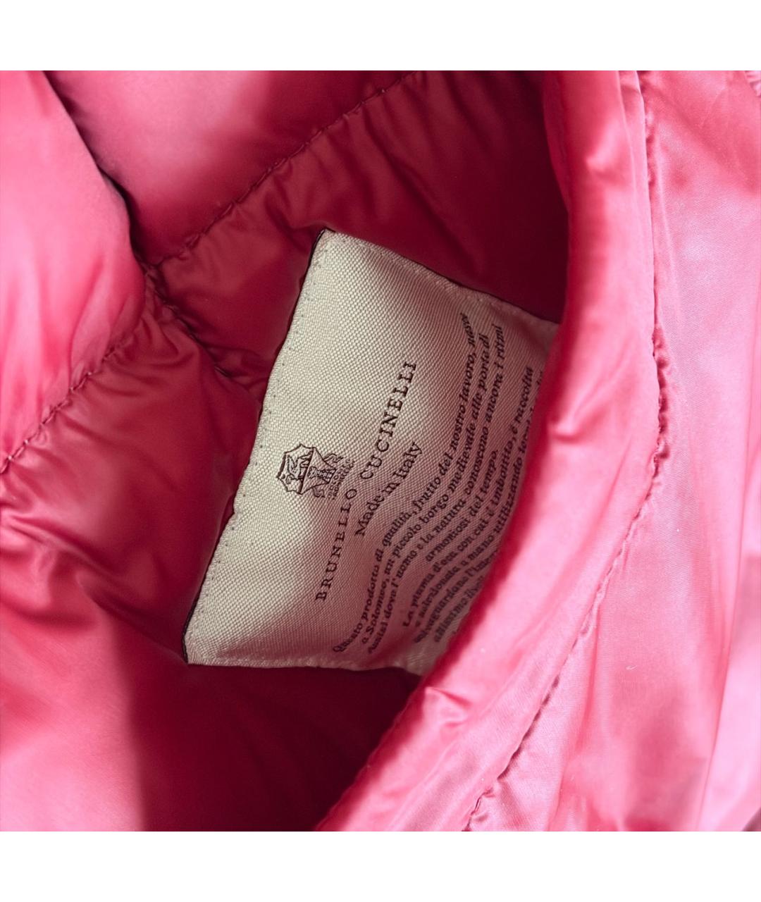 BRUNELLO CUCINELLI Коричневый замшевый жилет, фото 8