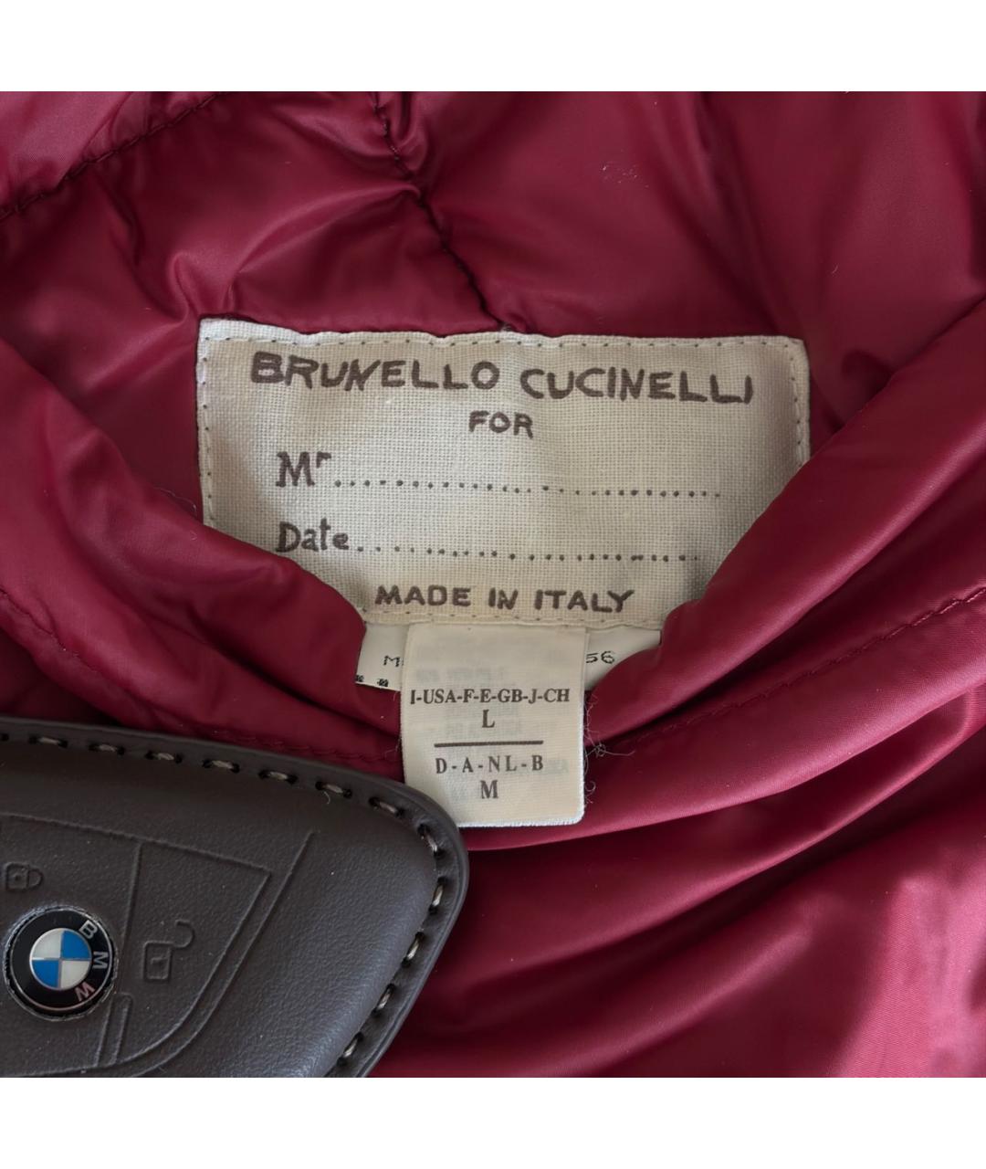 BRUNELLO CUCINELLI Коричневый замшевый жилет, фото 7