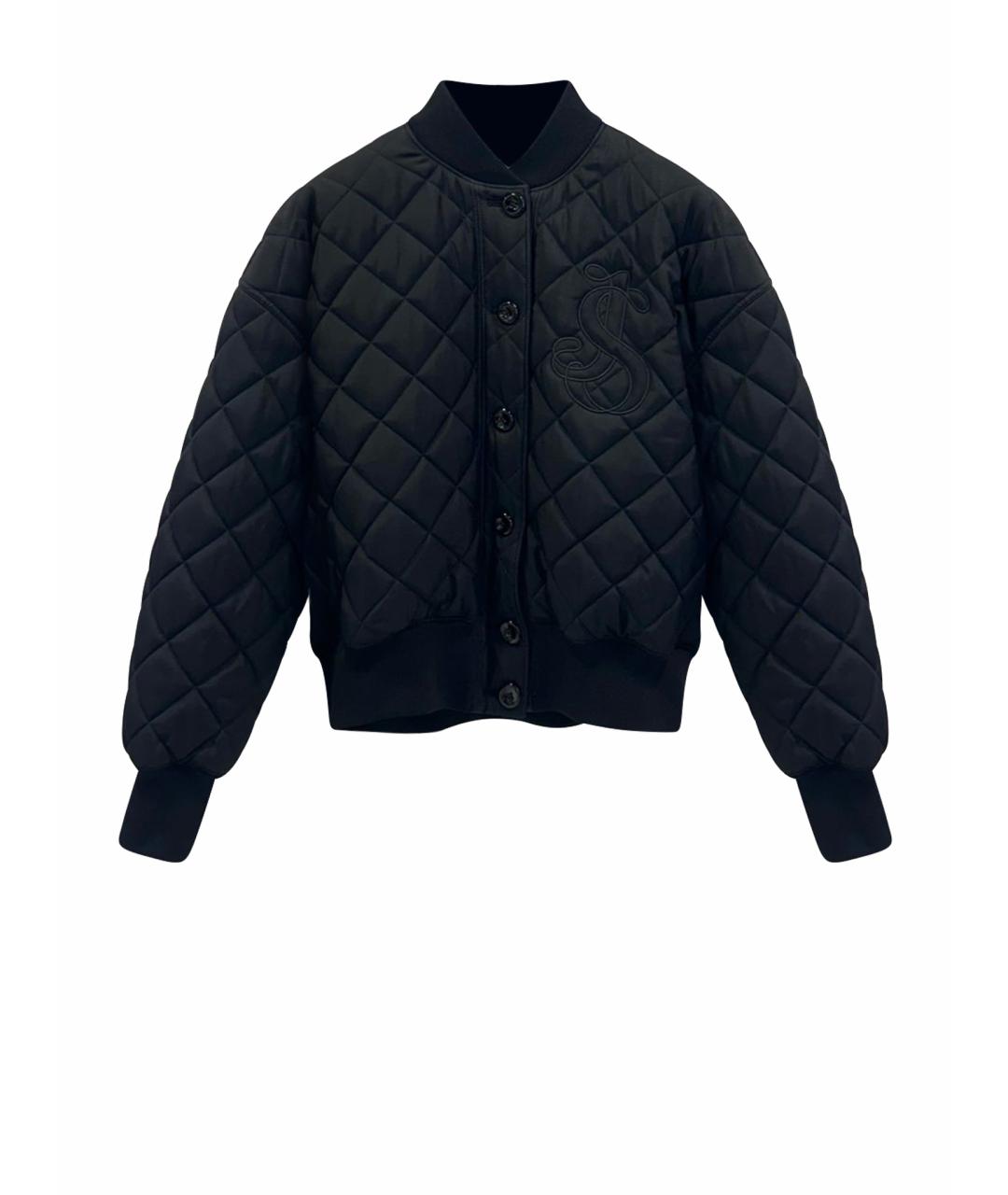 JIL SANDER Черная вискозная куртка, фото 1