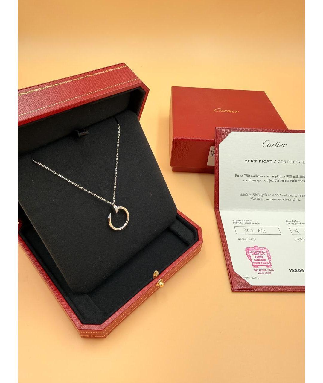 CARTIER Серебряная подвеска из белого золота, фото 5