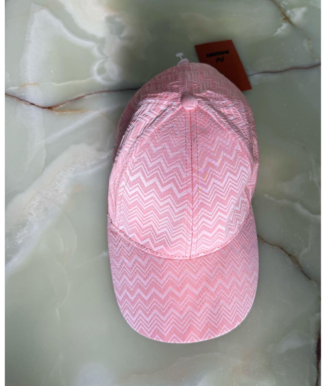 MISSONI Розовая кепка, фото 2