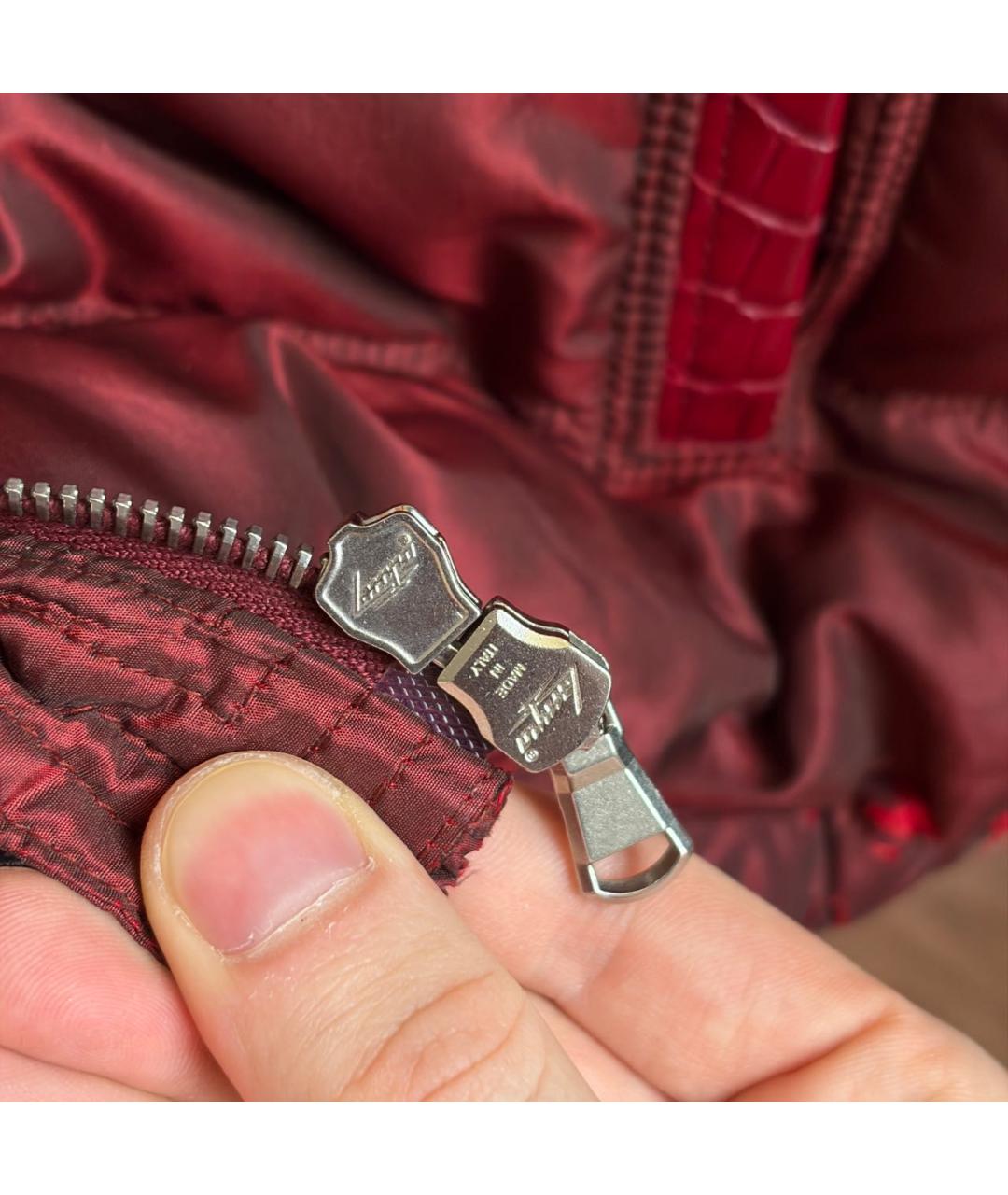 STEFANO RICCI Бордовый жилет, фото 6
