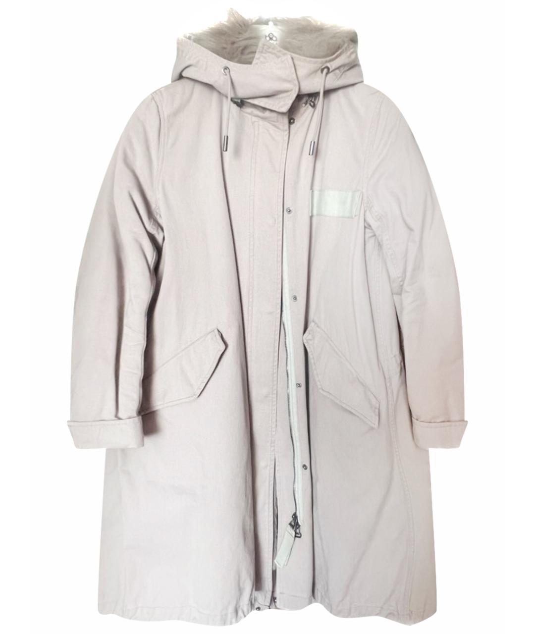 YVES SALOMON Бежевая хлопковая парка, фото 1