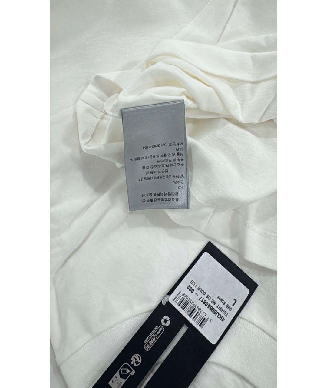 CHRISTIAN DIOR Мульти хлопковая футболка, фото 4