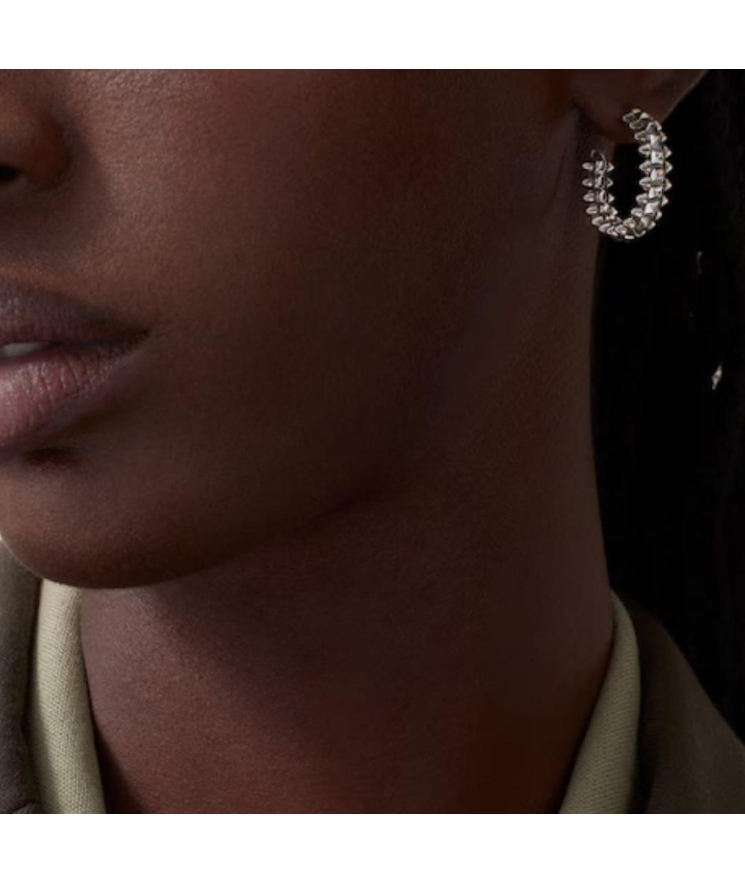 CARTIER Белые серьги из белого золота, фото 3