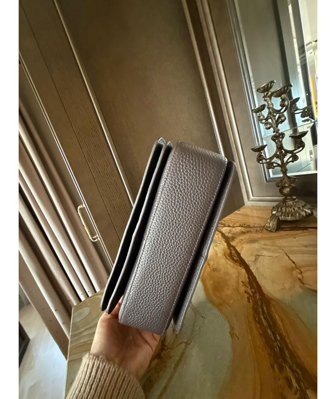 12 STOREEZ Коричневая кожаная сумка через плечо, фото 3