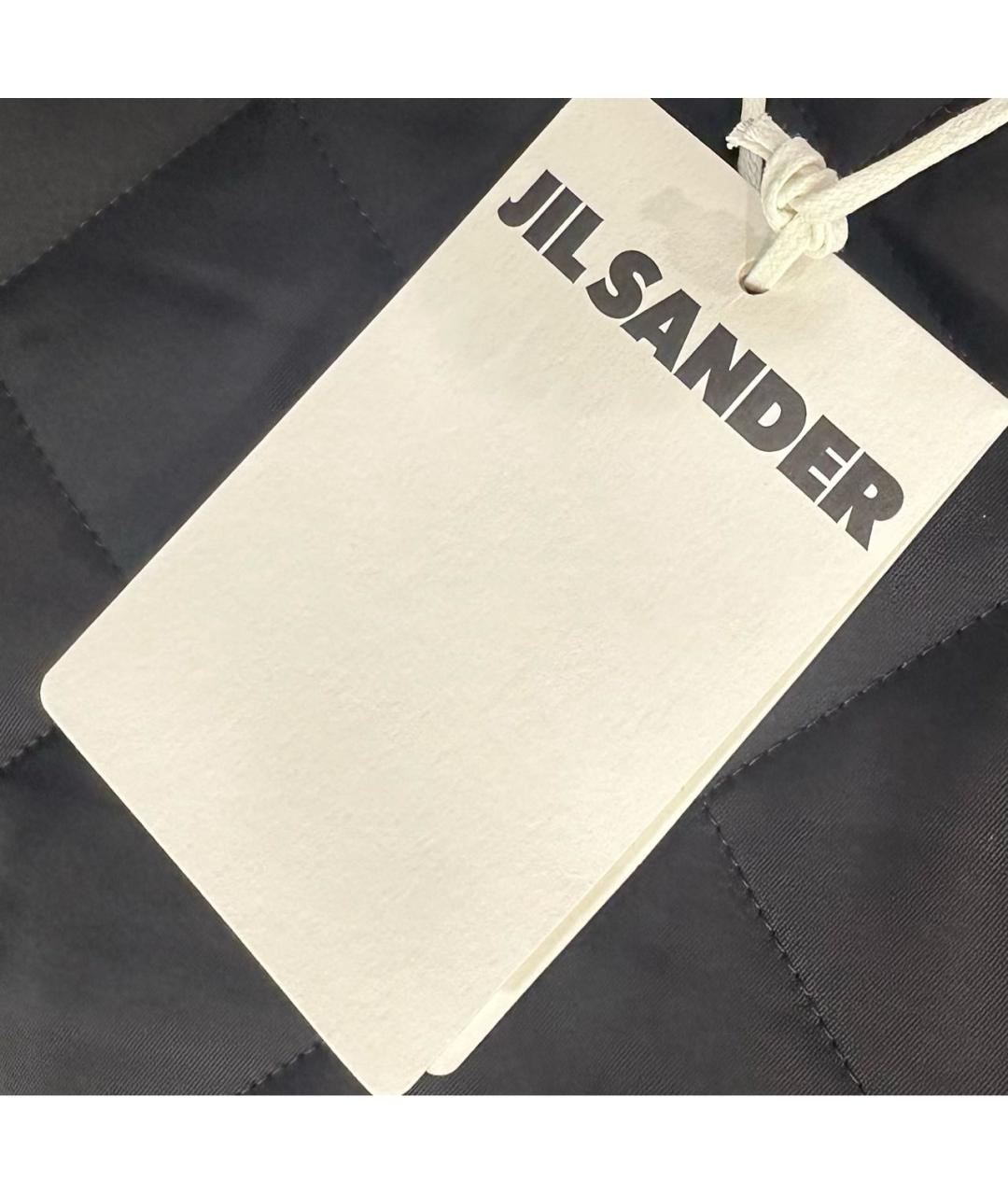 JIL SANDER Черная вискозная юбка мини, фото 5