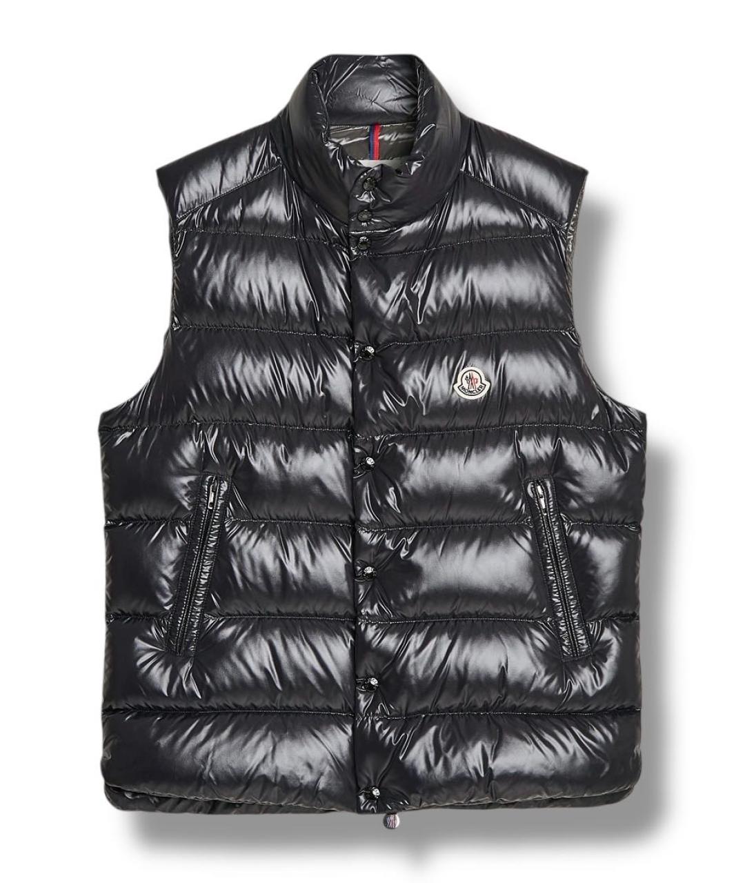 MONCLER Черный жилет, фото 4