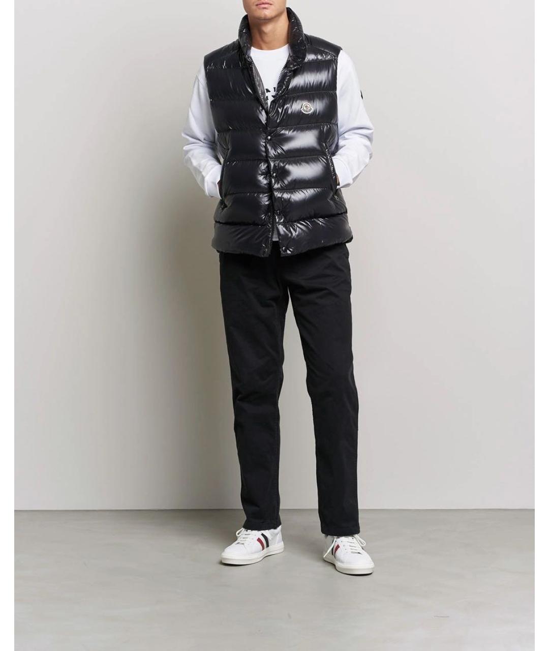 MONCLER Черный жилет, фото 3