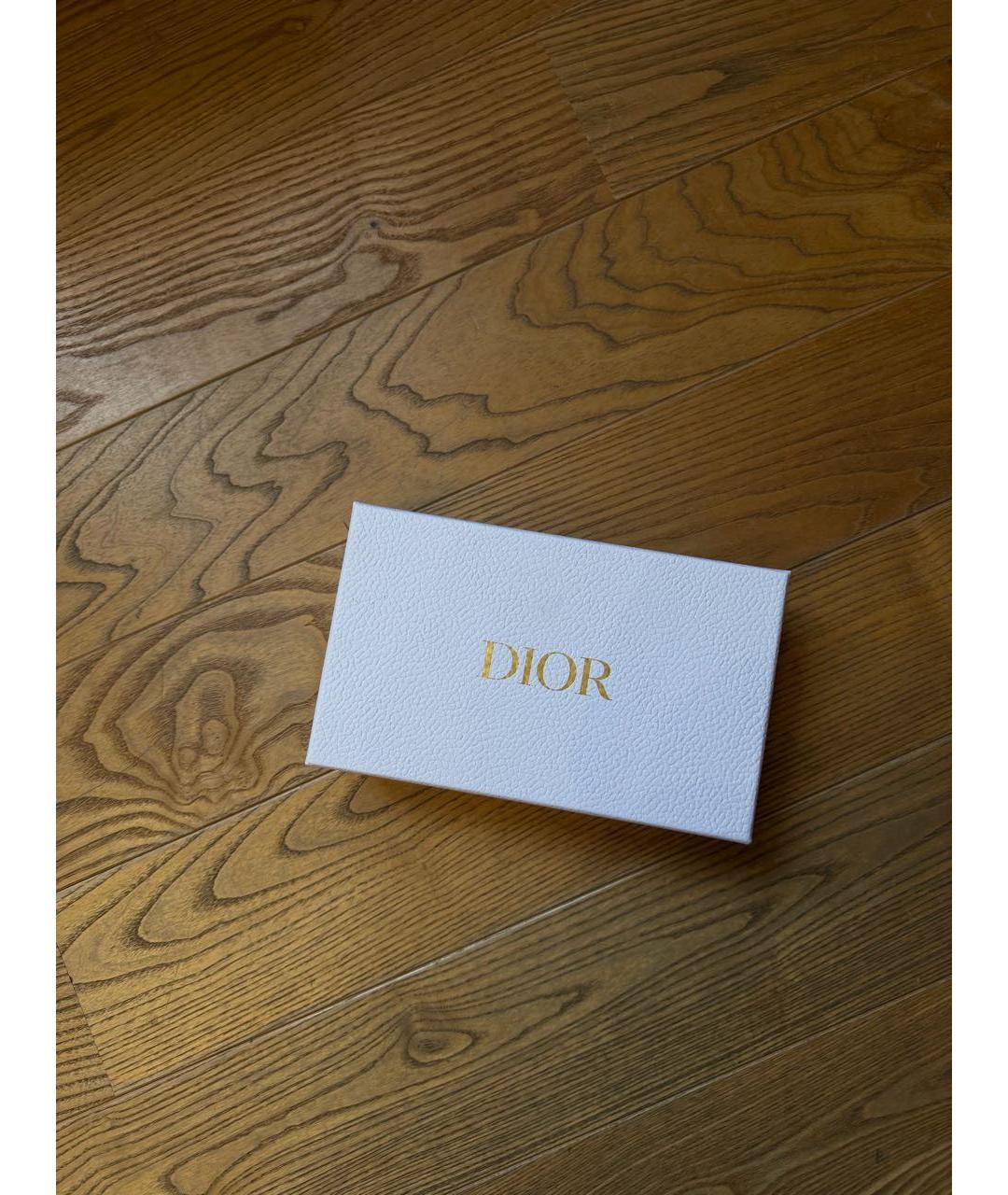 CHRISTIAN DIOR Синий кожаный кошелек, фото 5