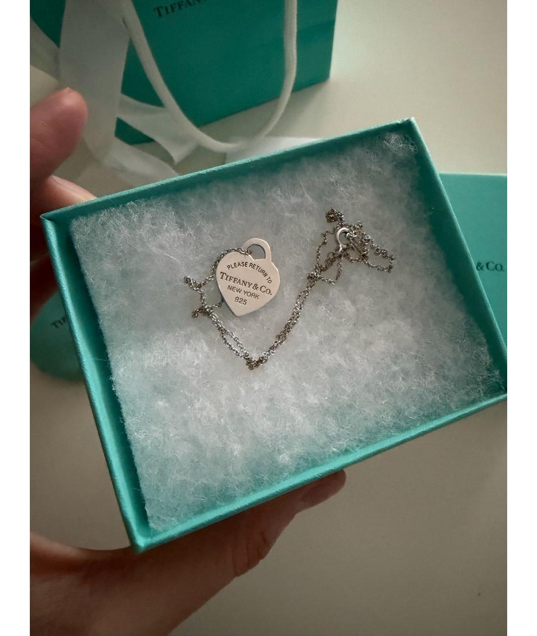 TIFFANY&CO Серебряная серебряная подвеска, фото 4