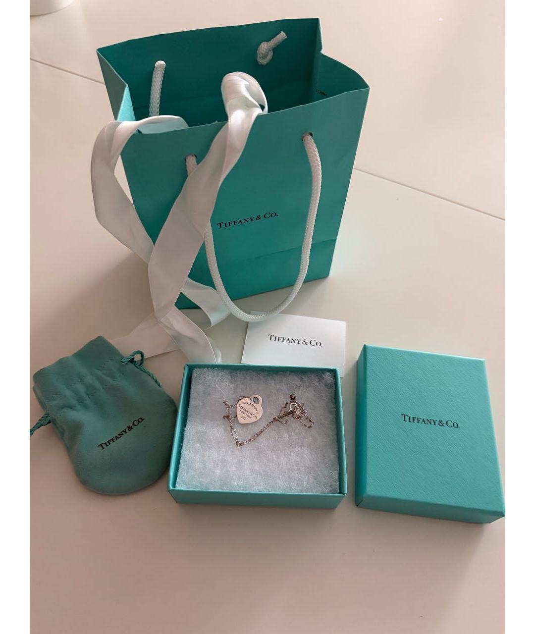 TIFFANY&CO Серебряная серебряная подвеска, фото 3
