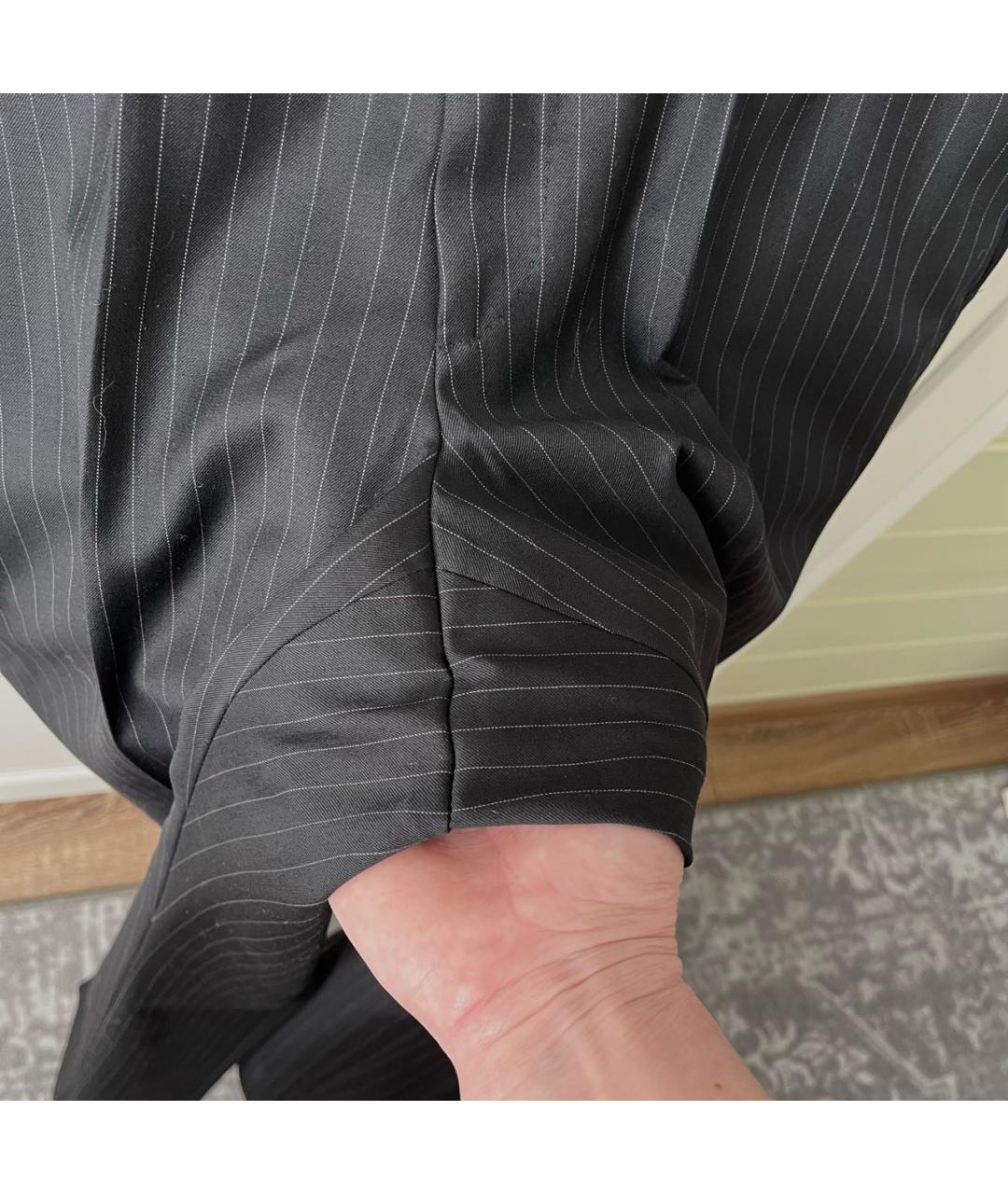 GUCCI Черные шерстяные классические брюки, фото 5