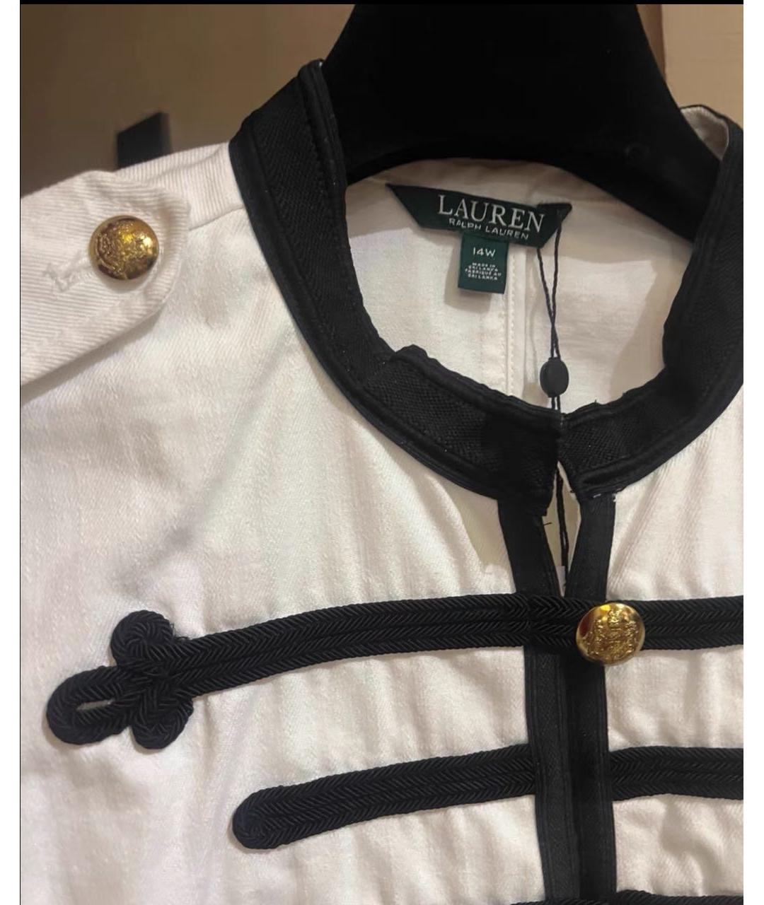 RALPH LAUREN Белый жакет/пиджак, фото 3