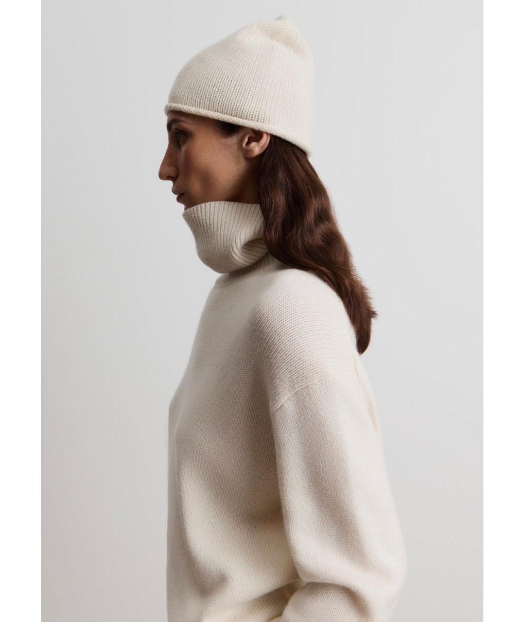 12 STOREEZ Белая кашемировая шапка, фото 6