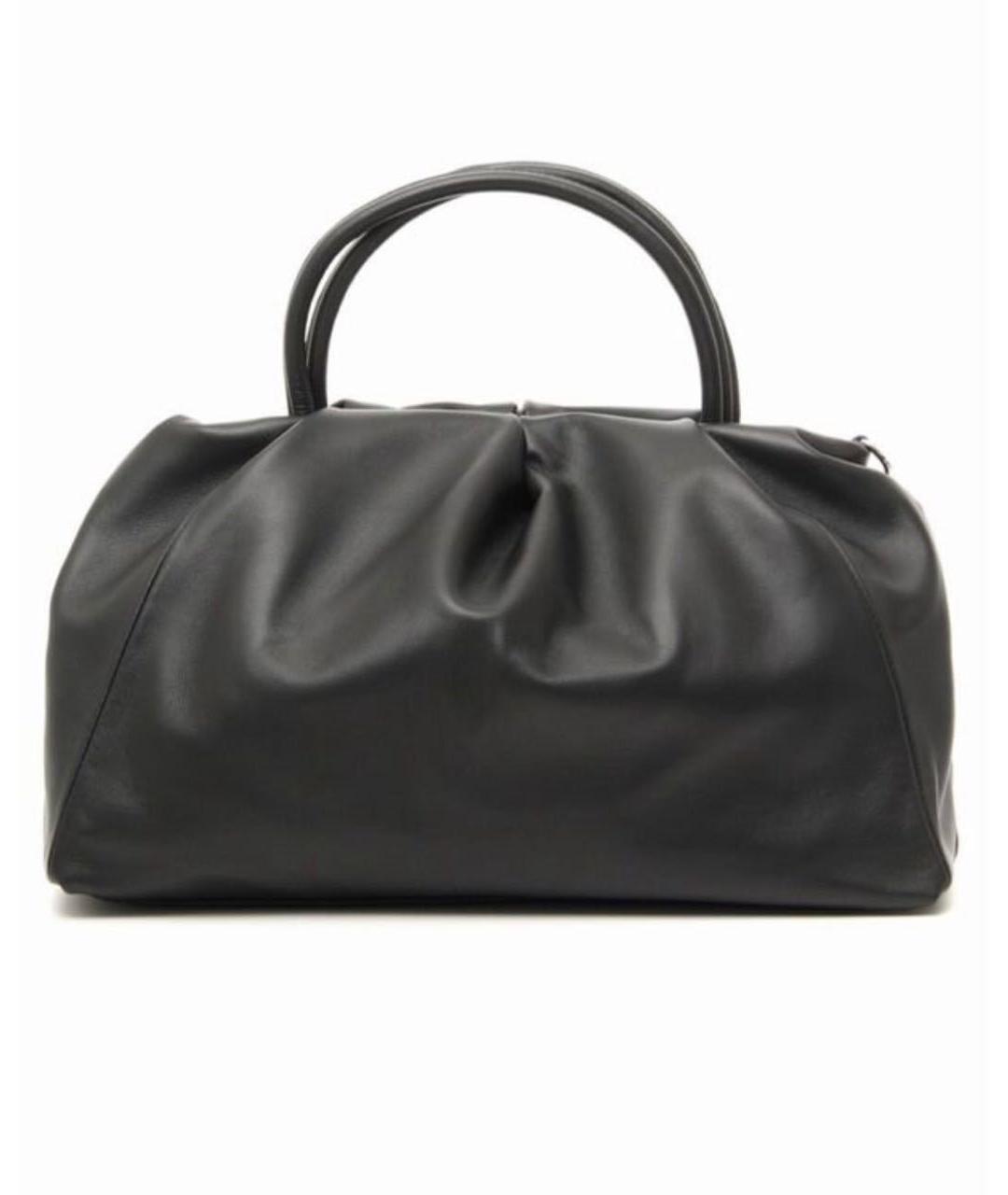 MAX MARA Черная кожаная сумка через плечо, фото 9