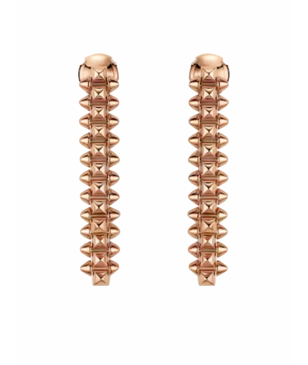 CARTIER Розовые серьги из розового золота, фото 1