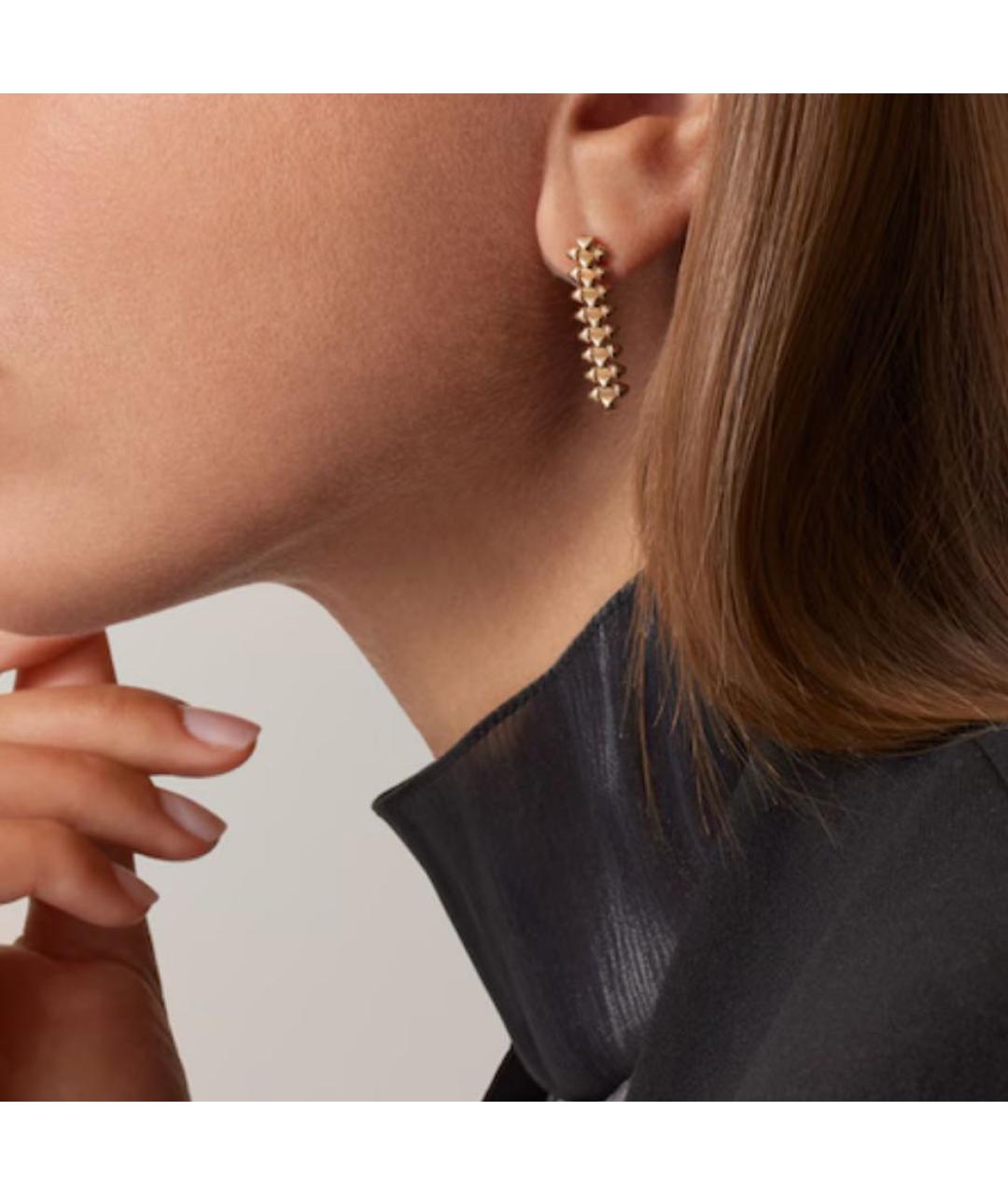 CARTIER Розовые серьги из розового золота, фото 3